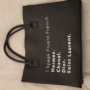 I Speak Fluent French Tote